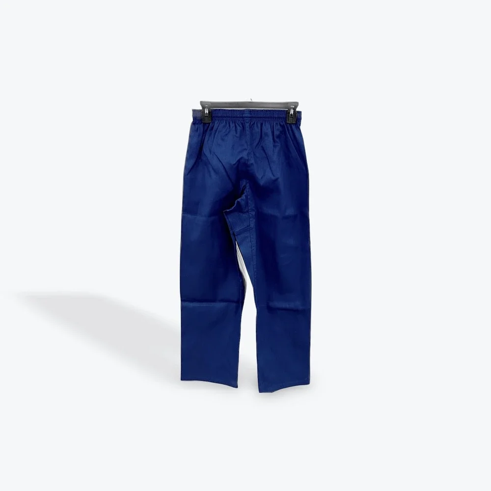 Karate AWMA Kids Blue Elastic Waist Pull On Pants Size‎ 3 Cotton Polyester